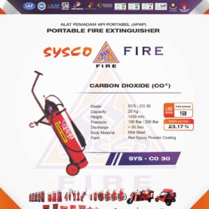 APAR CO2, Alat Pemadam Kebakaran, Tabung Pemadam Api, APAR Karbon Dioksida, APAR 25Kg, Alat Pemadam Api Portabel, Fire Extinguisher CO2