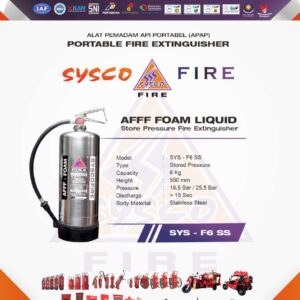APAR FOAM LIQUID 6 Kg, alat pemadam api 6 kg foam liquid, apar 6 kg foam liquid, jual apar 6 kg foam liquid pertamina.
