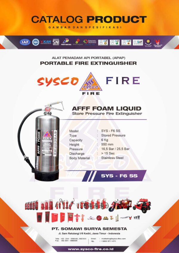 APAR FOAM LIQUID 6 Kg, alat pemadam api 6 kg foam liquid, apar 6 kg foam liquid, jual apar 6 kg foam liquid pertamina.