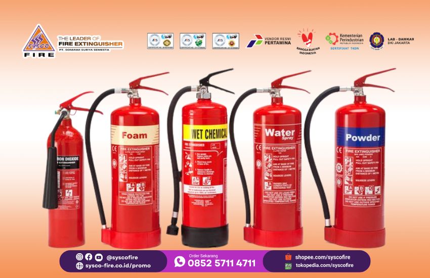 Jenis-Jenis APAR yang Tersedia di Madiun | Jual APAR di Madiun