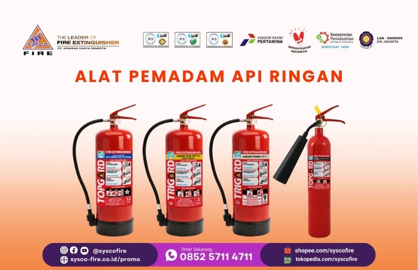 Jenis-Jenis Alat Pemadam Api Ringan (APAR)