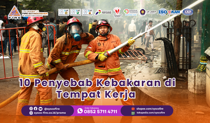 alat pemadam kantor, apar 50kg terbaik, apar foam terbaik, apar wajib pabrik, bahaya kebakaran kerja, cegah kebakaran industri, detektor asap kantor, evakuasi darurat kantor, fire safety training, keamanan kerja aktif, kebakaran kantor, keselamatan kerja prioritas, pelatihan apar perusahaan, peralatan k3 lengkap, prosedur kebakaran kerja, proteksi kebakaran tempat kerja, sistem proteksi api, solusi kebakaran modern, tanggap darurat pabrik, titik rawan kebakaran