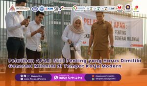 pelatihan apar, training apar milenial, sertifikasi apar, biaya pelatihan apar, apar sysco fire, keselamatan kerja, budaya kerja modern