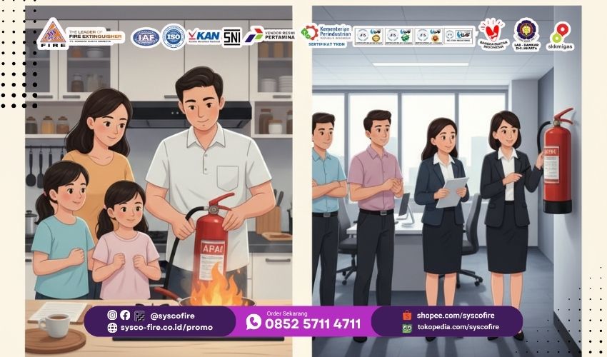 Edukasi APAR Depok, Pelatihan APAR Depok, Keamanan Keluarga Depok, Pencegahan Kebakaran Depok, APAR Kantor Depok, Panduan APAR Depok, Sysco Fire Edukasi