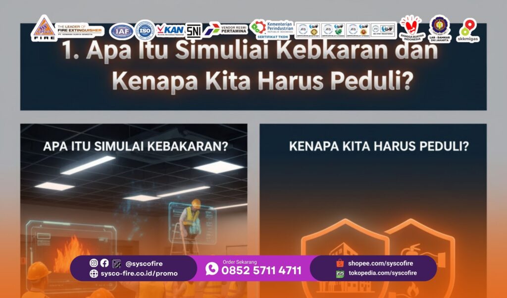 #PelatihanSimulasiKebakaran #SimulasiKebakaranKantor #PelatihanTanggapDaruratKebakaran #ManfaatSimulasiKebakaran #FireDrillDiTempatKerja #AlatSimulasiKebakaran #GenerasiMelekRisiko