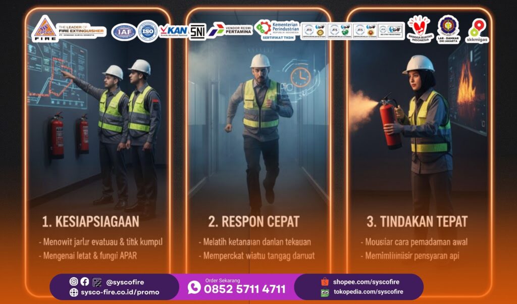 #PelatihanSimulasiKebakaran #SimulasiKebakaranKantor #PelatihanTanggapDaruratKebakaran #ManfaatSimulasiKebakaran #FireDrillDiTempatKerja #AlatSimulasiKebakaran #GenerasiMelekRisiko