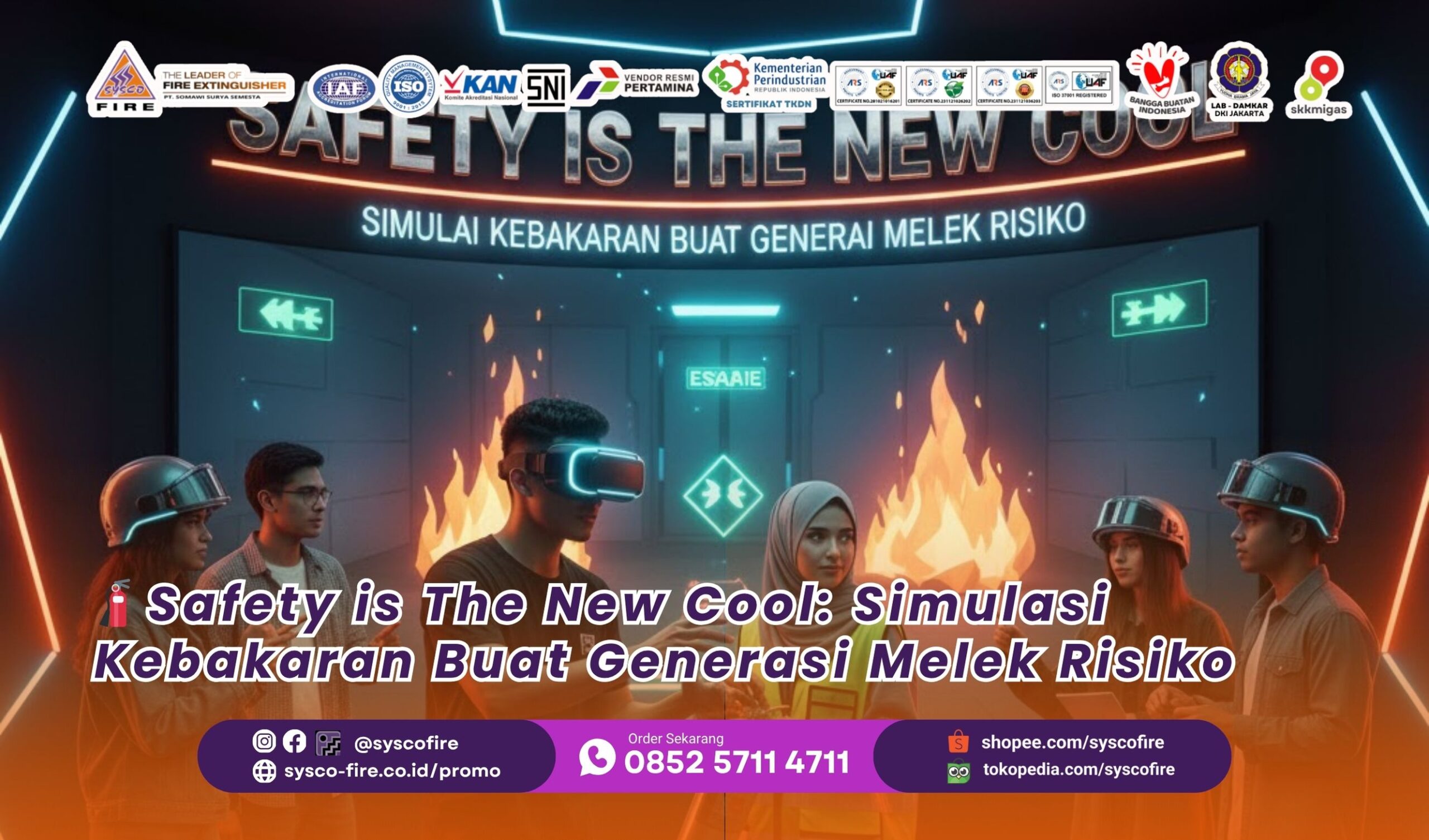 #PelatihanSimulasiKebakaran #SimulasiKebakaranKantor #PelatihanTanggapDaruratKebakaran #ManfaatSimulasiKebakaran #FireDrillDiTempatKerja #AlatSimulasiKebakaran #GenerasiMelekRisiko