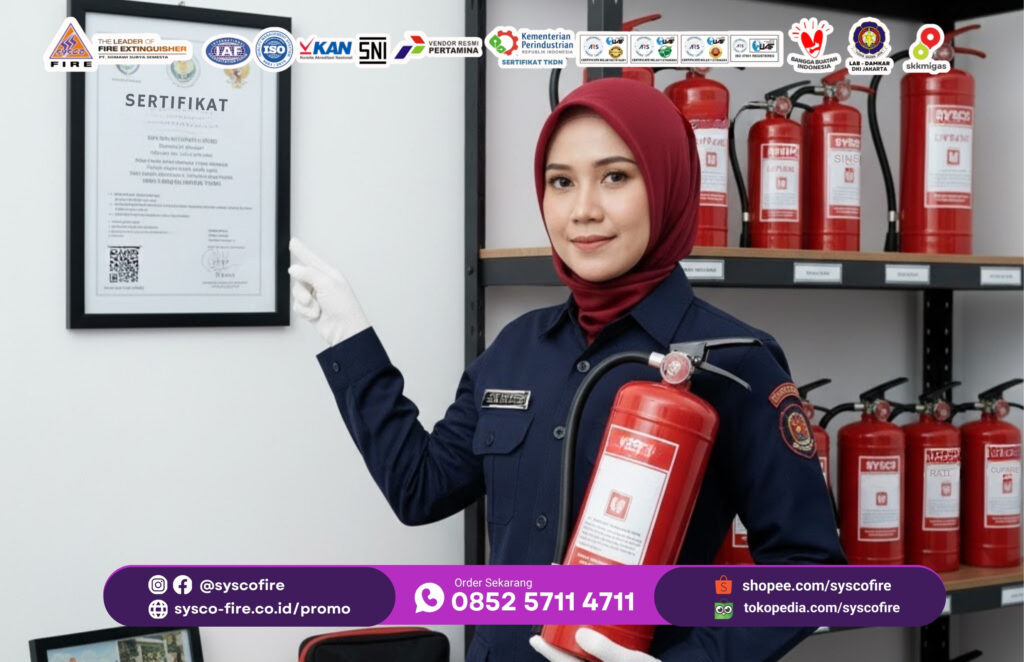 Rekomendasi Jenis & Merek APAR Berkualitas + Sudah Bersertifikat